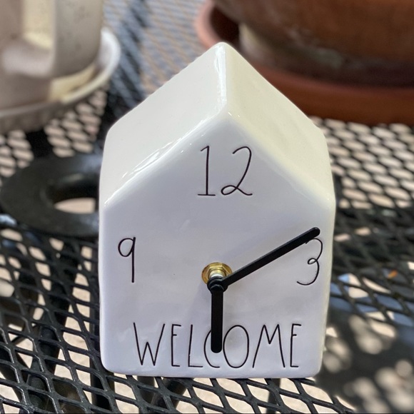 Rae Dunn Welcome Clock